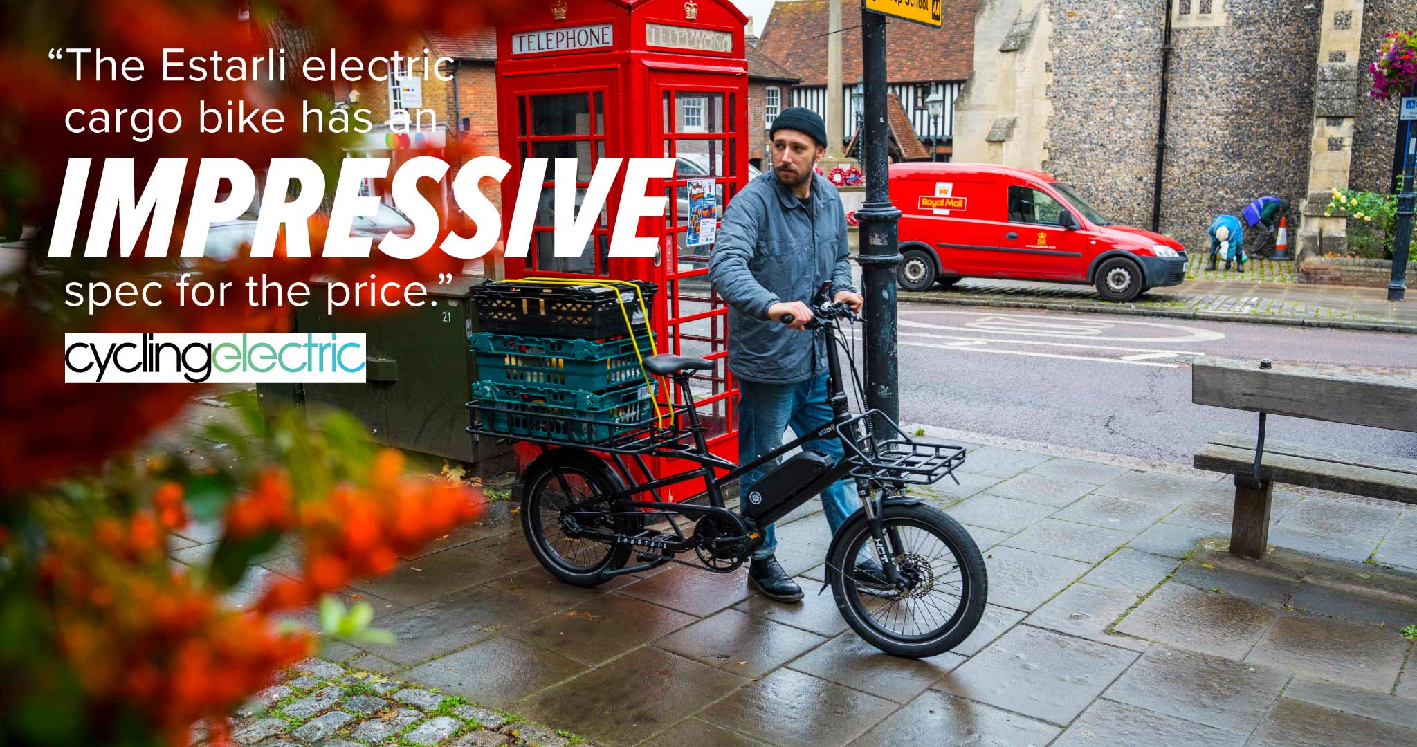 "The Estarli electric cargo bike has an impressive spec for the price". Cycling electric review of the estarli eCargo.