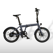 Estarli e20.X folding e-bike in Slate Grey, Pro with guards and integrated lights