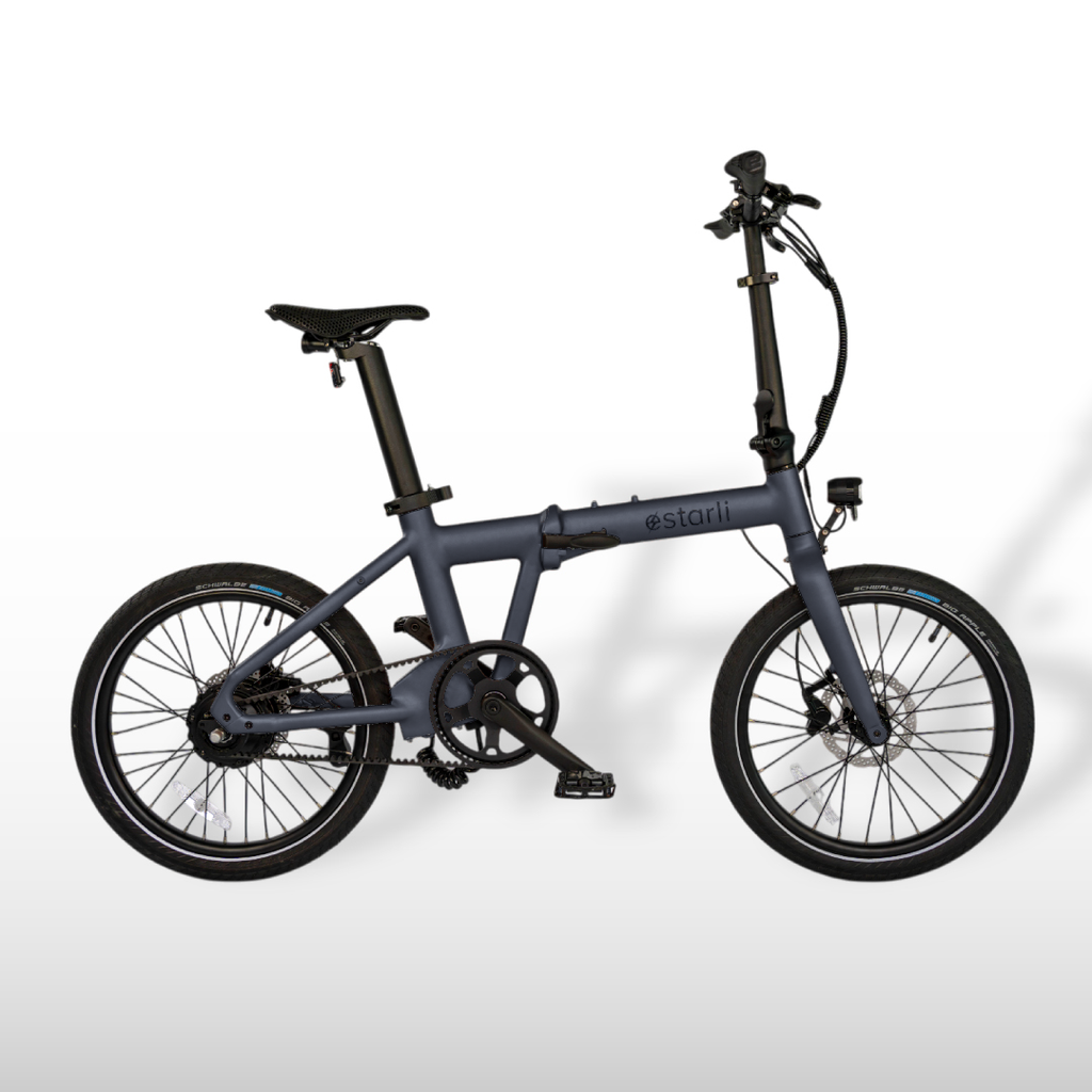 Estarli e20.X folding e-bike in Slate Grey, Standard